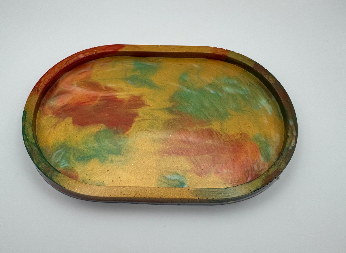 Christmas Confetti Resin Tray